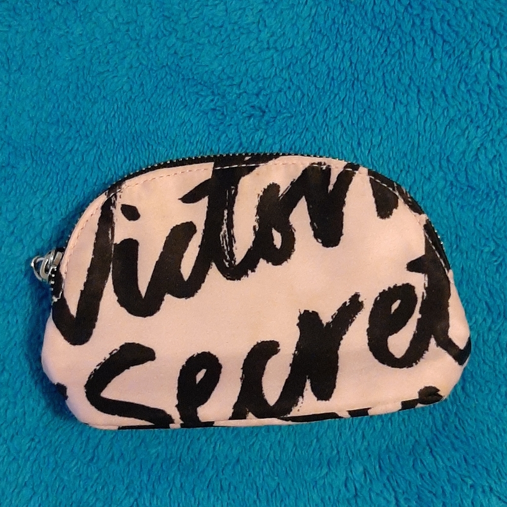 Victoria Secret satin small makeup bag
